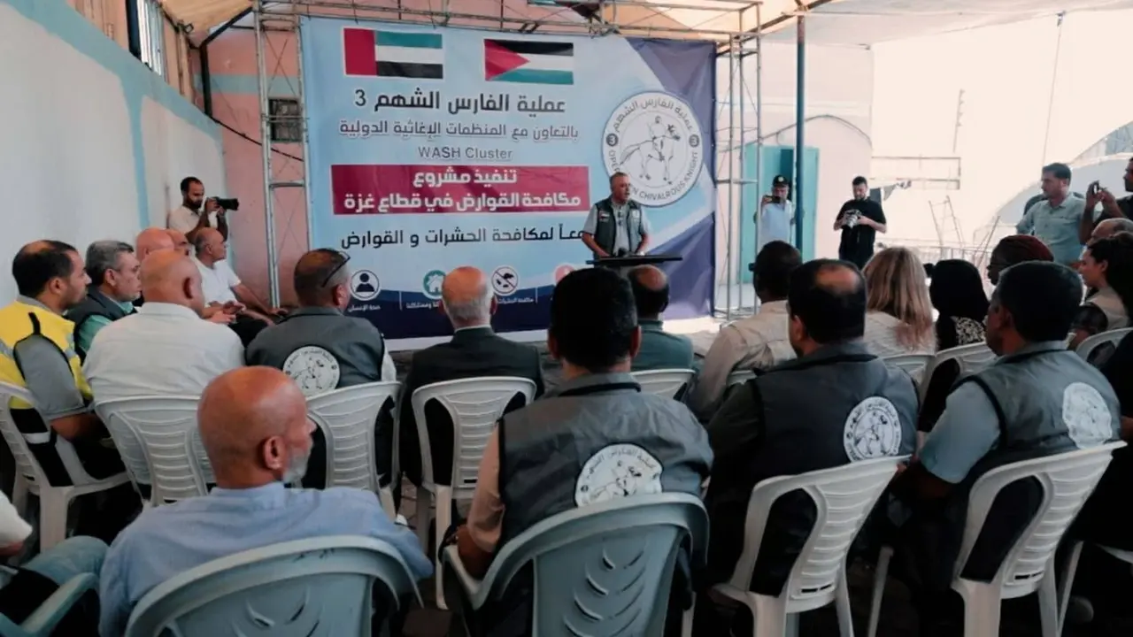 مبادرة جديدة من الفارس الشهم 3 لمكافحة الآفات في غزة